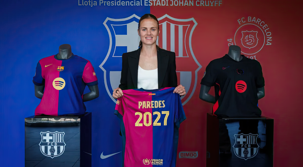 Spain international defender Irene Paredes signed a new two-year contract with FC Barcelona